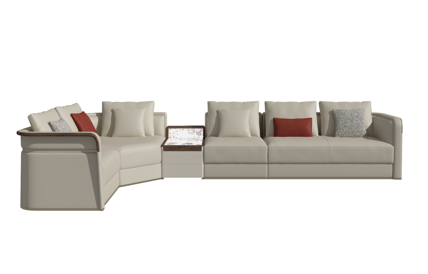 Luxury Living Room Furniture Set — 12 Pieces