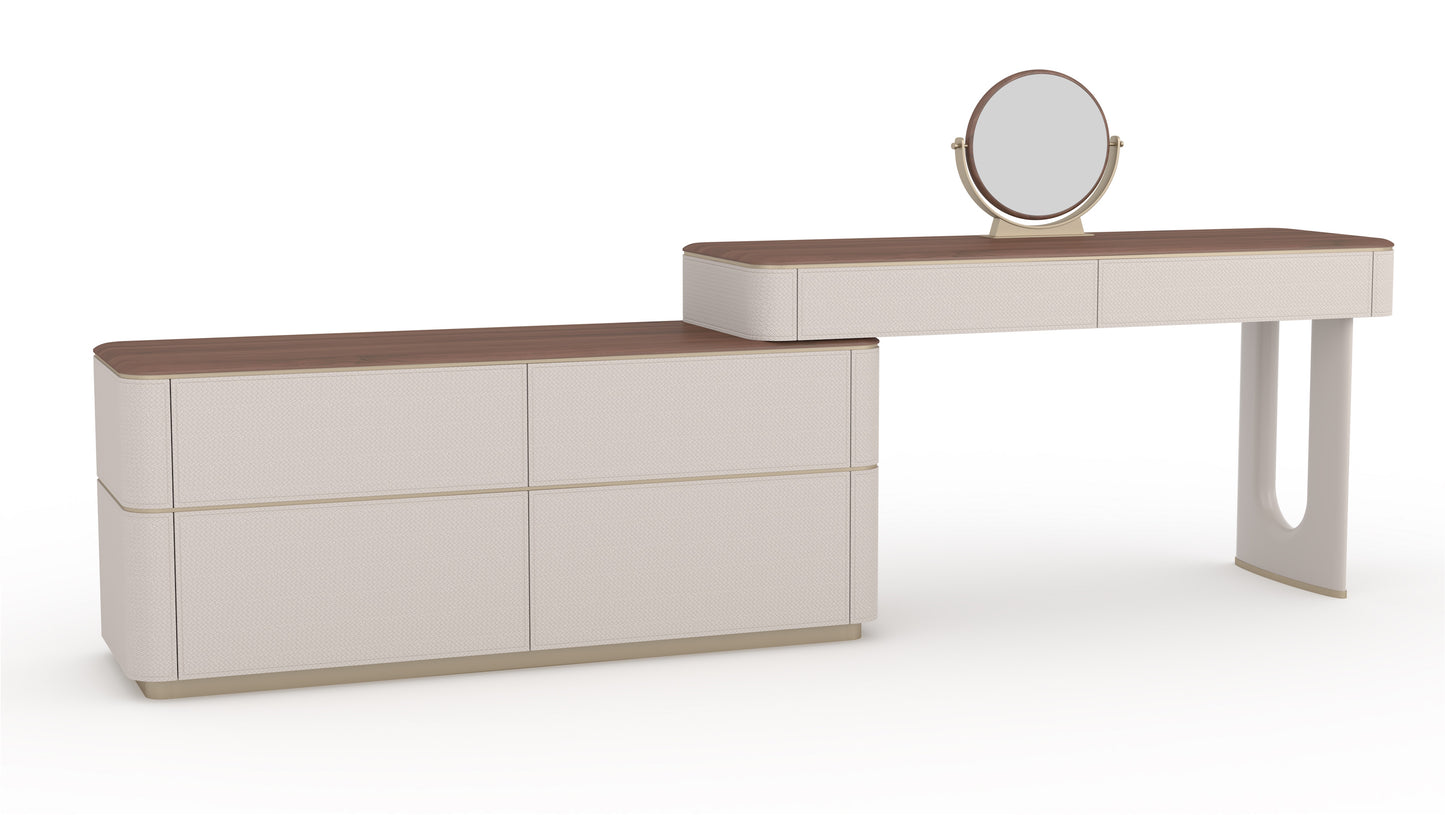 Contemporary Bedroom & Lounge Suite — 9 Pieces—Preorder