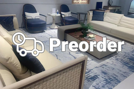 Contemporary Living Room Suite — 9 Pieces—Preorder
