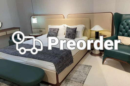 Contemporary Bedroom & Lounge Suite — 9 Pieces—Preorder