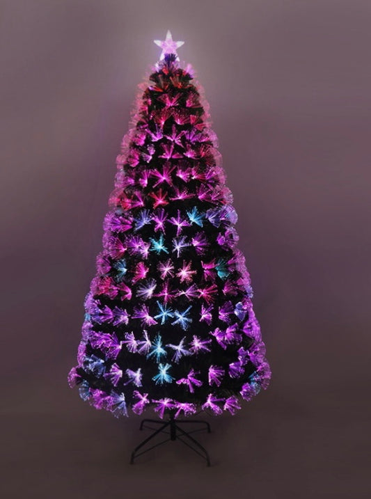 HYTX Colorful Infinity Fiber Optic Christmas Tree