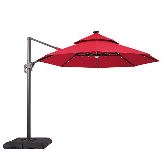 Umbrella w/ LED Light + 37" Large Base